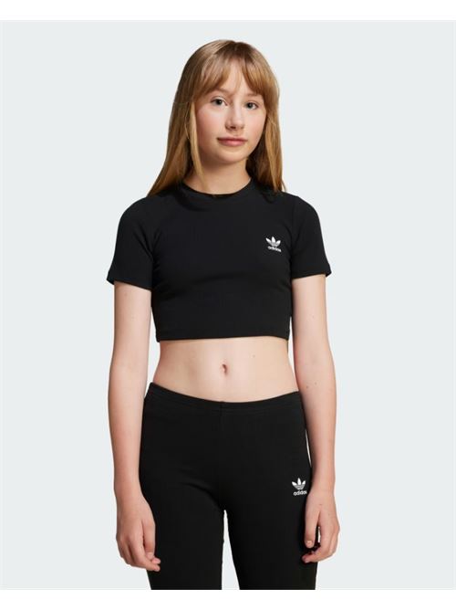 rib crop tee ADIDAS ORIGINAL | JC8439BLACK